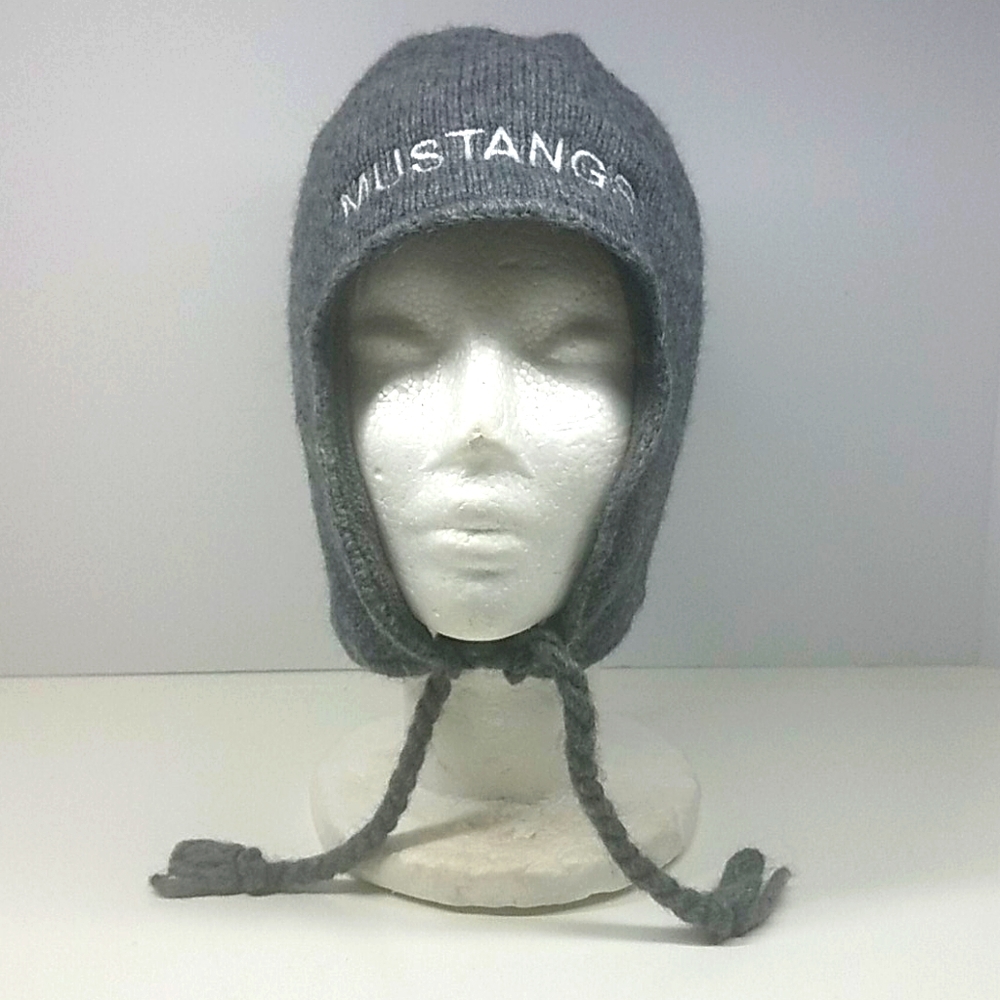 Gray Wool Hat w/ Fleece Lining